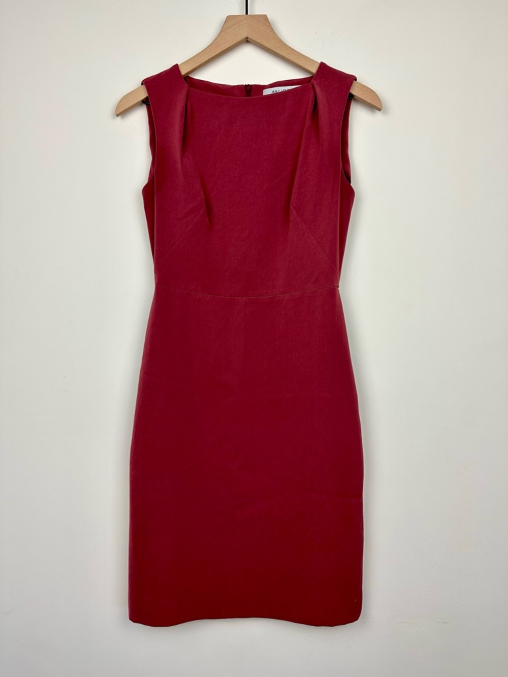 MM LaFleur Dusty Rose Pink Ryann Sleeveless Sheath Dress Stretch Twill, 2